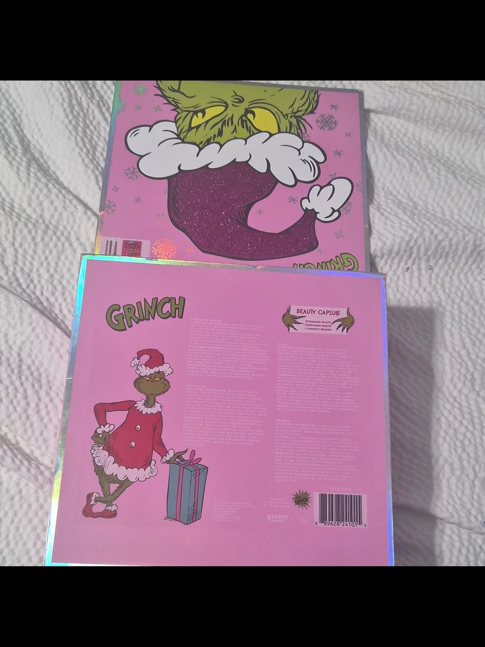 Grinch Holiday Eyeshadow Palette - Pink & Green